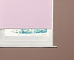 HOME Thermal Blackout Roller Blind - 4ft - Bubblegum Pink.